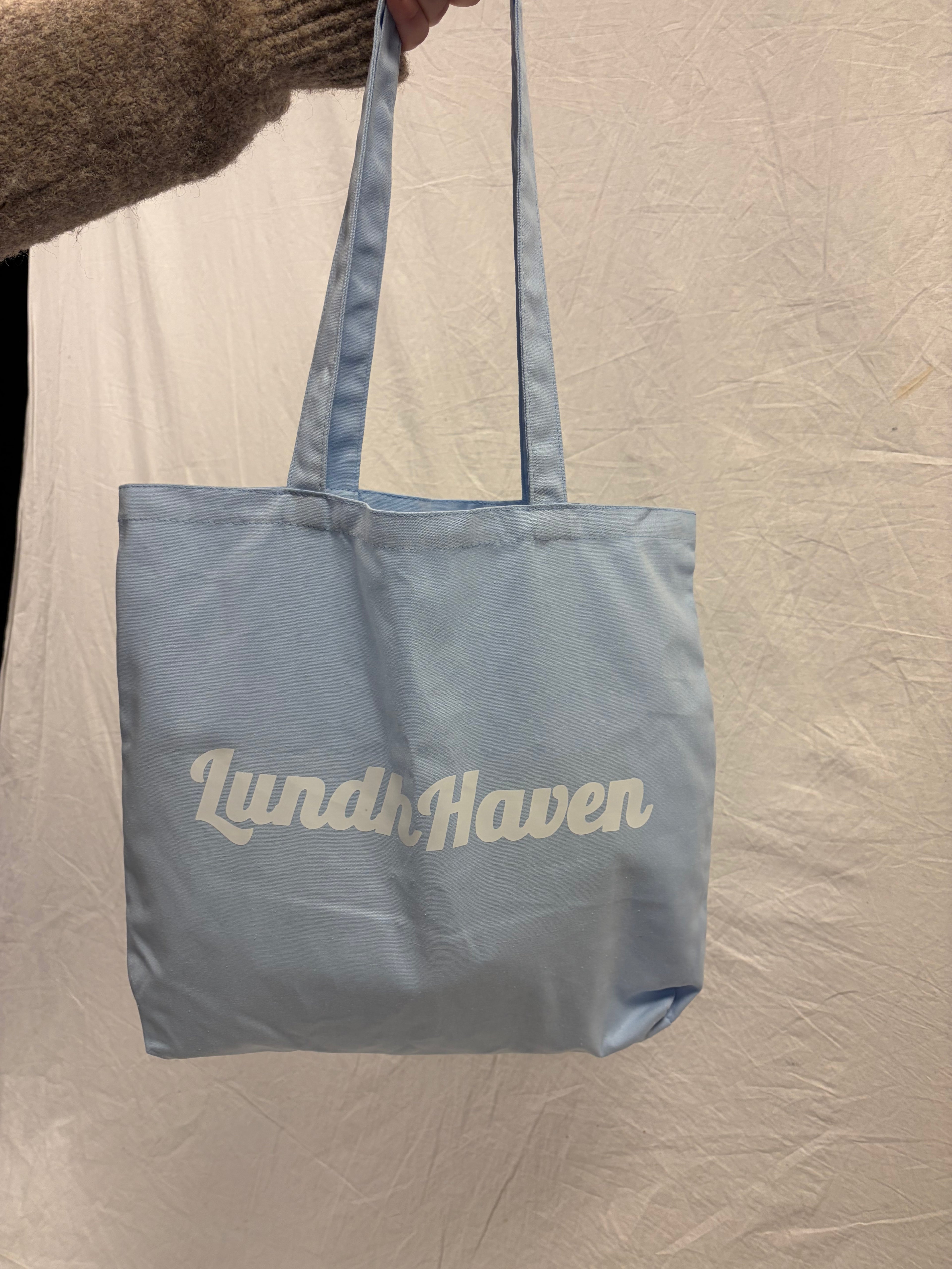 Totebag lyseblå
