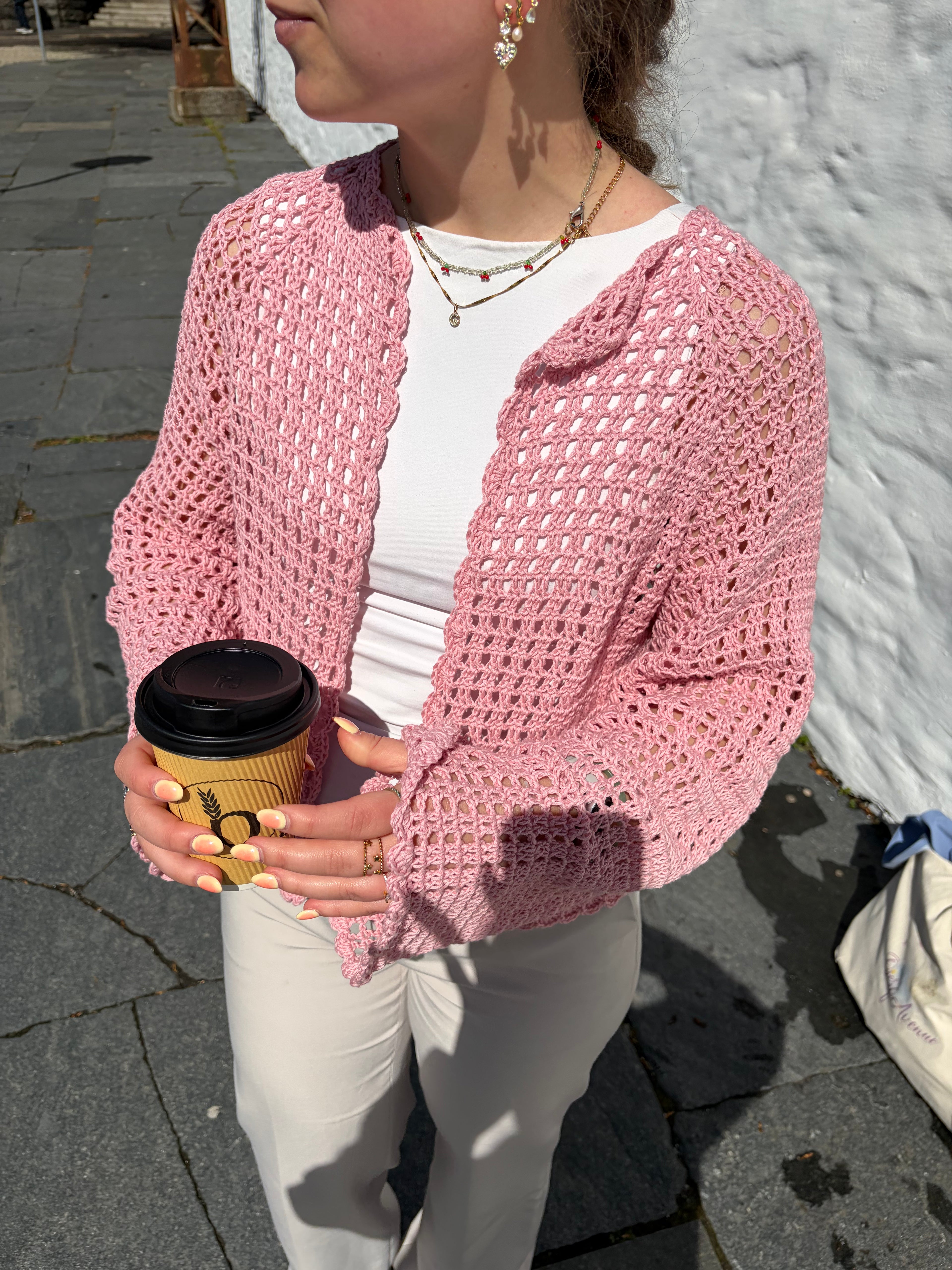 Elora cardigan English pattern
